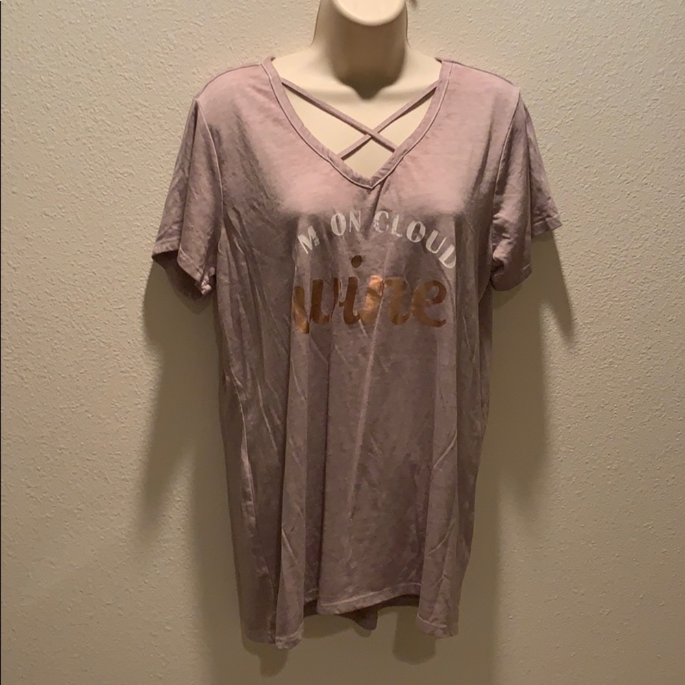 Maurices, I’m On Cloud Wine, Stylish Tee